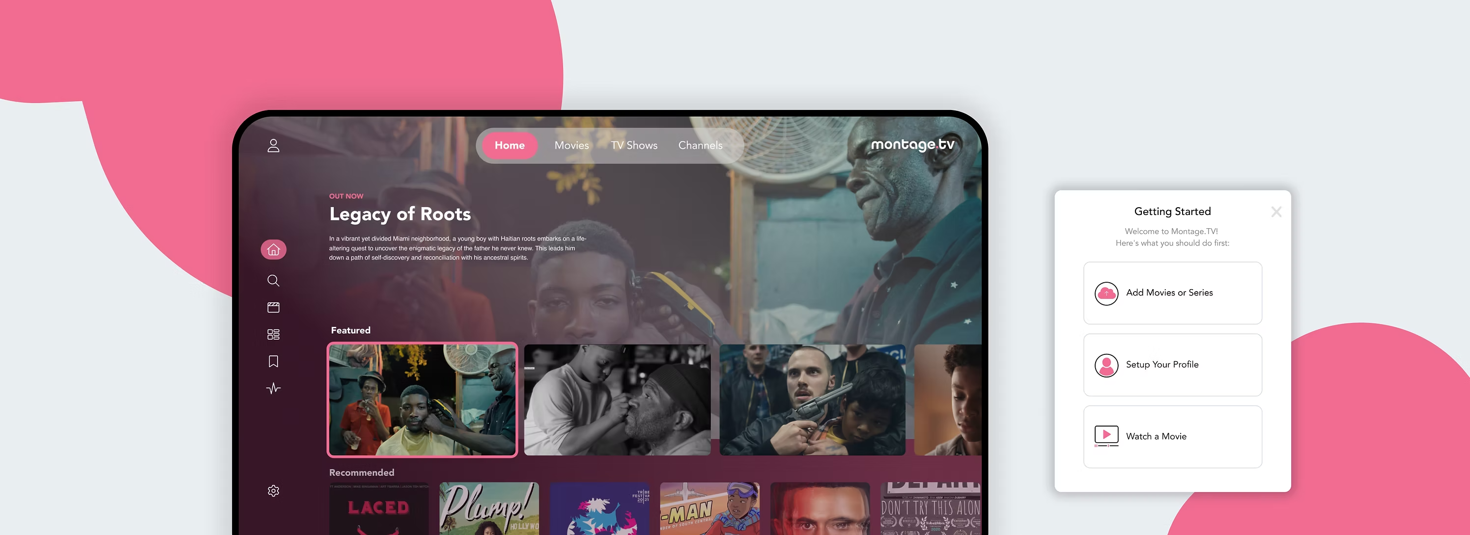 Platform design — MontageCMS streaming framework